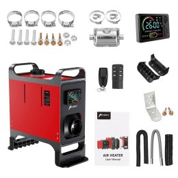 Hcalory Ogrzewanie postojowe / nagrzewnica HCALORY HC-A02, 8 kW, Diesel, Bluetooth (czerwone)