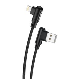 Foneng Kabel kątowy USB do Lightning Foneng X70, 3A, 1m (czarny)