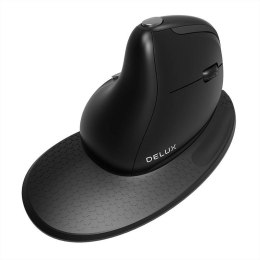 Delux Przewodowa mysz pionowa Delux M618XSU 4000DPI RGB
