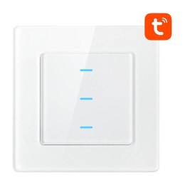 Avatto Dotykowy Włącznik Światła WiFi Avatto N-TS10-W3 Potrójny TUYA (biały)