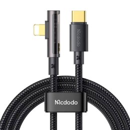 Mcdodo Kabel kątowy Prism USB-C do Lightning Mcdodo CA-3391, 1.8m (czarny)