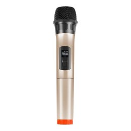 Puluz Bezprzewodowy mikrofon dynamiczny UHF PULUZ PU628J 3.5mm (złoty)