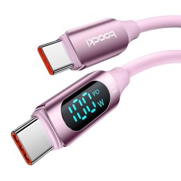 Toocki Kabel USB-C do USB-C Toocki TXCTT1- XX04-B2, 2m, FC 100W (różowy)