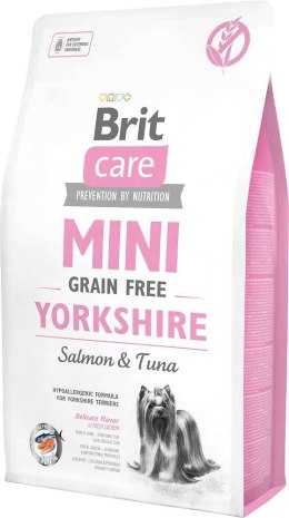 Brit Care Adult Mini GF Salmon & Tuna - Yorkshire - sucha karma z łososiem i tuńczykiem dla psów dorosłych ras miniaturowych - 7