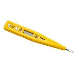 Deli Tools Próbnik napięcia Deli Tools EDL8003, elektroniczny, 12-250V (żółty)