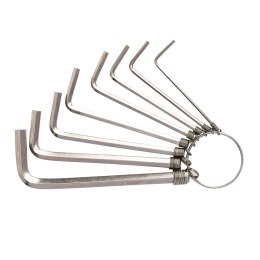 Deli Tools Zestaw kluczy imbusowych Deli Tools EDL3080, 1.5-6mm (srebrny)