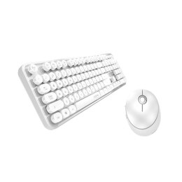 MOFII Bezprzewodowy zestaw klawiatura + myszka MOFII Sweet 2.4G (biały)