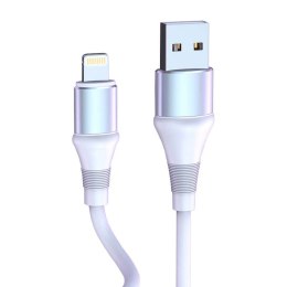 Vipfan Kabel USB do Lightning Vipfan Colorful X09, 3A, 1.2m (biały)