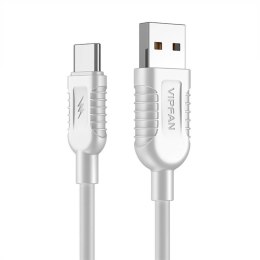 Vipfan Kabel USB do USB-C Vipfan X04, 5A, 1.2m (biały)