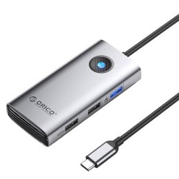 Orico Stacja dokująca HUB 5w1 Orico USB-C, HDMI, 2xUSB (szara)