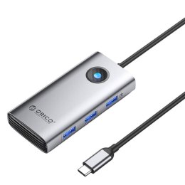 Orico Stacja dokująca HUB 6w1 Orico USB-C, HDMI, 3xUSB (szara)