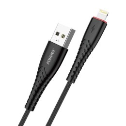 Foneng Kabel USB do Lightning Foneng X15, 2.4A, 1.2m (czarny)