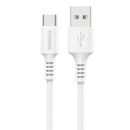 Foneng Kabel USB do USB C Foneng X85 3A Quick Charge, 1m (biały)