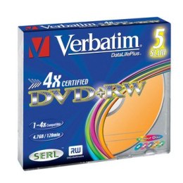 DVD-R VERBATIM 4.7 GB 4x Slim 5 szt.