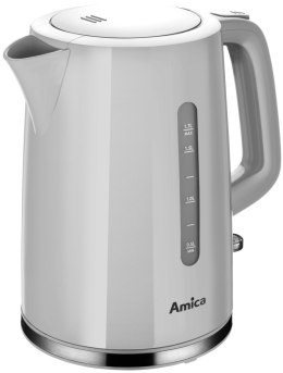Czajnik AMICA Pojemność 1.7L Moc 1800 - 2150W Biały