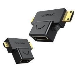 UGREEN Adapter mini / micro HDMI do HDMI UGREEN 20144 (czarny)