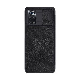 Nillkin Etui Nillkin Qin Leather Pro do Xiaomi Poco X4 Pro 5G (czarne)