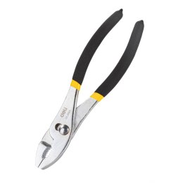 Deli Tools Szczypce zaciskowe Deli Tools EDL25508, 8'' (czarno-żółte)