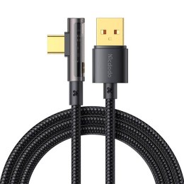 Mcdodo Kabel kątowy Prism USB do USB-C Mcdodo CA-3381, 6A, 1.8m (czarny)