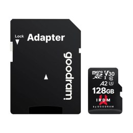 Goodram Karta pamięci Goodram IRDM microSD 128GB + adapter (IR-M2AA-1280R12)