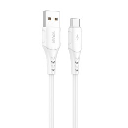 Vipfan Kabel USB do USB-C Vipfan Colorful X12, 3A, 1m (biały)