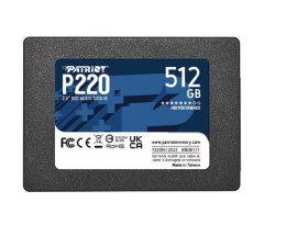 Dysk SSD PATRIOT 2.5″ 512 GB SATA III (6 Gb/s) 550MB/s 500MS/s