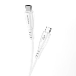 Foneng Kabel USB-C do USB-C Foneng X73, 60W, 1m (biały)