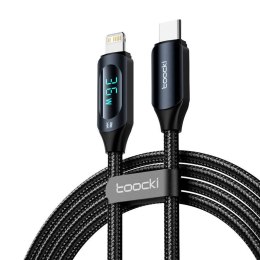 Toocki Kabel USB-C do Lightning Toocki, 1m, 36W (czarny)