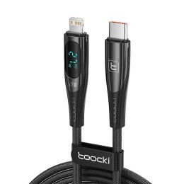 Toocki Kabel USB-C do Lightning Toocki, 1m, PD 27W (czarny)