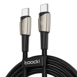 Toocki Kabel USB-C do USB-C Toocki, 1m, 140W (pełowy nikiel)
