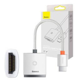 Baseus Adapter HDMI do VGA Baseus Lite Series z audio (biały)