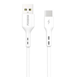 Foneng Kabel USB do USB-C Foneng X36, 3A, 1m (biały)