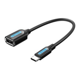 Vention Adapter OTG USB-C 2.0 męski do USB-A żeński Vention CCSBB 0.15m (czarny)