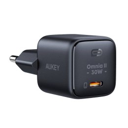Aukey Ładowarka sieciowa Aukey PA-B1L,USB-C, 30W (czarna)
