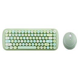 MOFII Bezprzewodowy zestaw klawiatura + myszka MOFII Candy 2.4G (zielony)