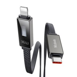 Mcdodo Kabel Mcdodo CA-4960 USB-C do Lightning z wyświetlaczem 36W 1.2m (czarny)