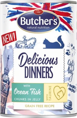Butcher's Delicious Dinners kawałki z rybą morską w galaretce 400g