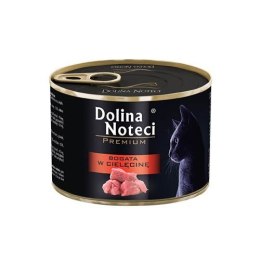 DOLINA NOTECI Premium bogata w cielęciną - mokra karma dla kota - 185g