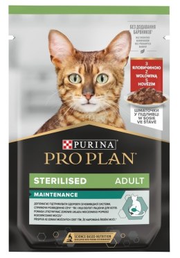 Karma Purina Pro Plan Cat Sterilised Wołowina 85g