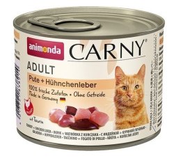 ANIMONDA Cat Carny Adult indyk,wątróbka z kur. 200g