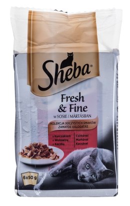 Sheba Mini mięsne dania w sosie 6x50g