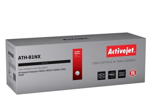 Toner Activejet ATH-81NX (zamiennik HP 81X CF281X; Supreme; 25000 stron; czarny)