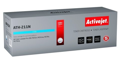 Toner Activejet ATH-211N (zamiennik HP 131A CF211A, Canon CRG-731C; Supreme; 1800 stron; niebieski)