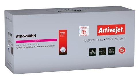 Toner Activejet ATK-5240MN (zamiennik Kyocera TK-5240M; Supreme; 3000 stron; czerwony)