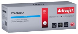 Toner Activejet ATK-8600CN (zamiennik Kyocera TK-8600C; Supreme; 20000 stron; błękitny)