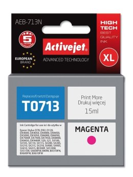 Activejet AEB-713N Tusz (zamiennik Epson T0713, T0893, T1003; Supreme; 15 ml; czerwony)