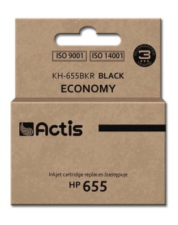 Tusz ACTIS KH-655BKR (zamiennik HP 655 CZ109AE; Standard; 20 ml; czarny)