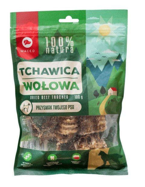 Maced tchawica wołowa -przysmak dla psa 100g