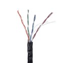 LANBERG KABEL UTP 1GB/S 305M DRUT CCA CZARNY LCU6-10CC-0305-BK