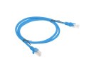 Patchcord Lanberg PCU5-10CC-0100-B (RJ45 - RJ45 ; 1m; UTP; kat. 5e; kolor niebieski)